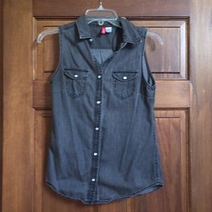 H&M soft denim vest top size 4